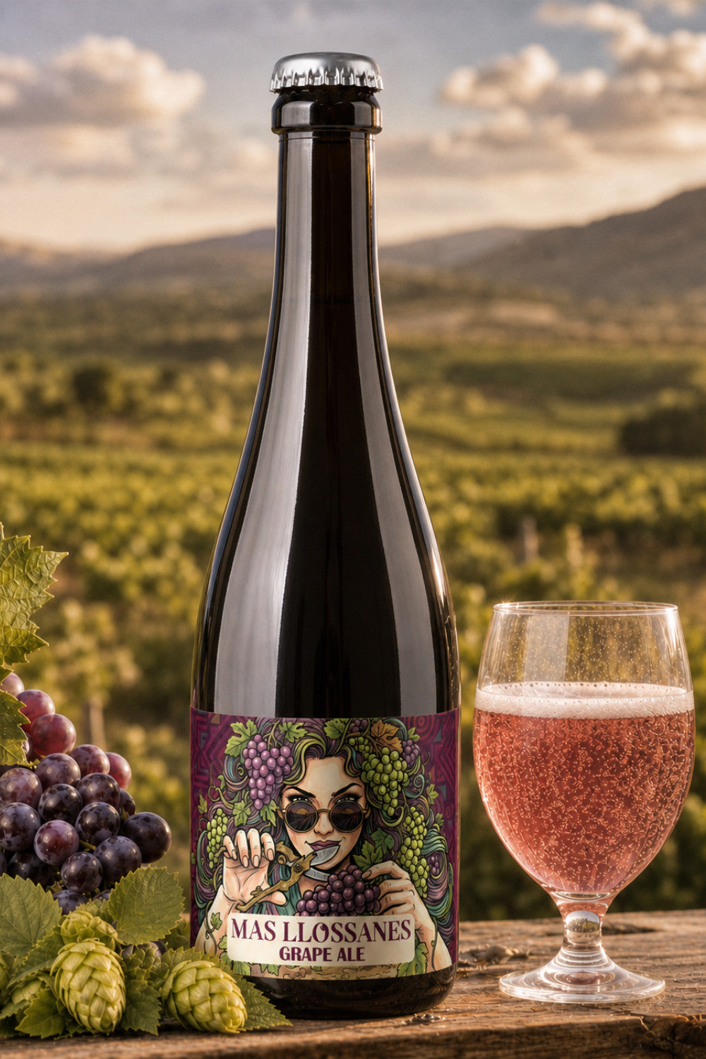 Grape Ale Bière Blonde sur marc de Carignan 75cl